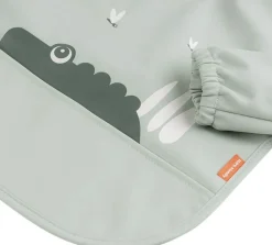 Hagesmæk m/ærmer og lomme Croco Grøn>Done by Deer New