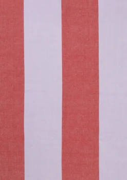 Ferm Living Hale Tea Towel - Red/Lilac