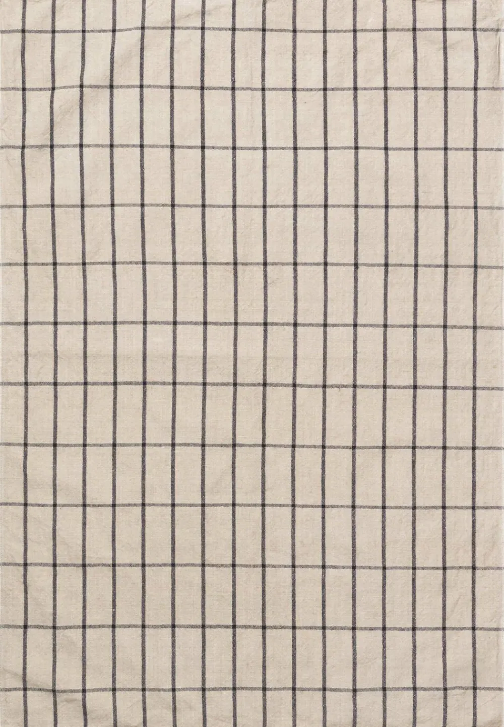 Ferm Living Hale Tea Towel - Sand/Black