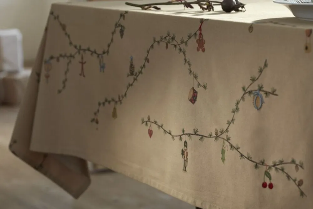 Kähler Hammershøi Christmas Dug 150x320 cm sand Online