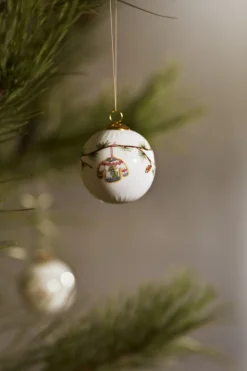 Hammershøi Christmas Kugle 2025 Ø6 cm hvid m. deko><noscript><img width=