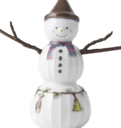 Kähler Hammershøi Christmas Snedreng H9 hvid m. deko