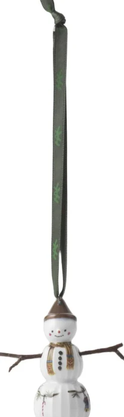 Kähler Hammershøi Christmas Snedreng hængende H7 hvid m. deko New