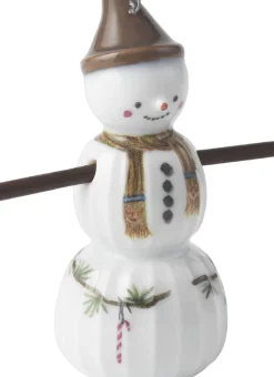 Kähler Hammershøi Christmas Snedreng hængende H7 hvid m. deko New