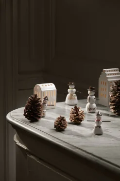 Kähler Hammershøi Christmas Snedreng hængende H7 hvid m. deko New