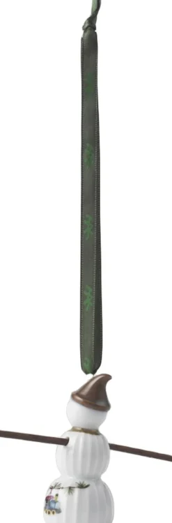 Kähler Hammershøi Christmas Snedreng hængende H7 hvid m. deko New