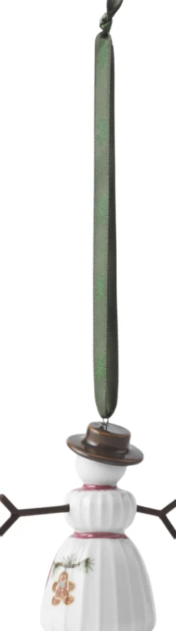 Kähler Hammershøi Christmas Snekone hængende H9 hvid m. deko