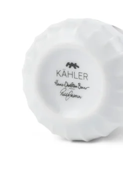 Kähler Hammershøi Christmas Snekone hængende H9 hvid m. deko