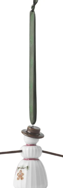 Kähler Hammershøi Christmas Snekone hængende H9 hvid m. deko