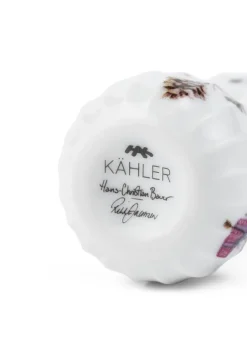 Kähler Hammershøi Christmas Snemand hængende H9. 5 hvid m. deko