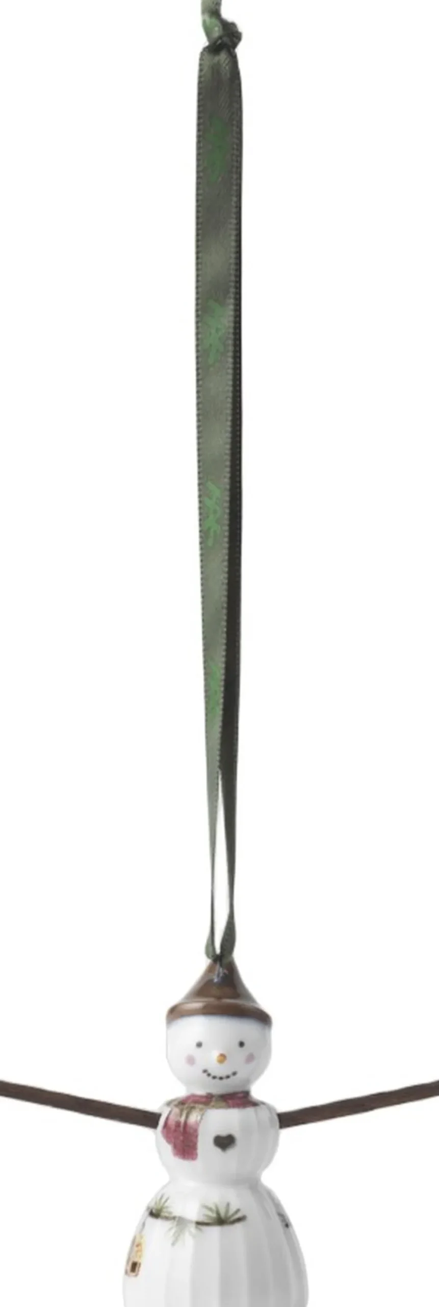 Kähler Hammershøi Christmas Snepige hængende H6. 5 hvid m. deko Outlet