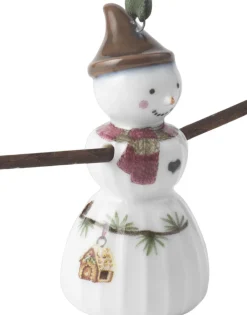 Kähler Hammershøi Christmas Snepige hængende H6. 5 hvid m. deko Outlet