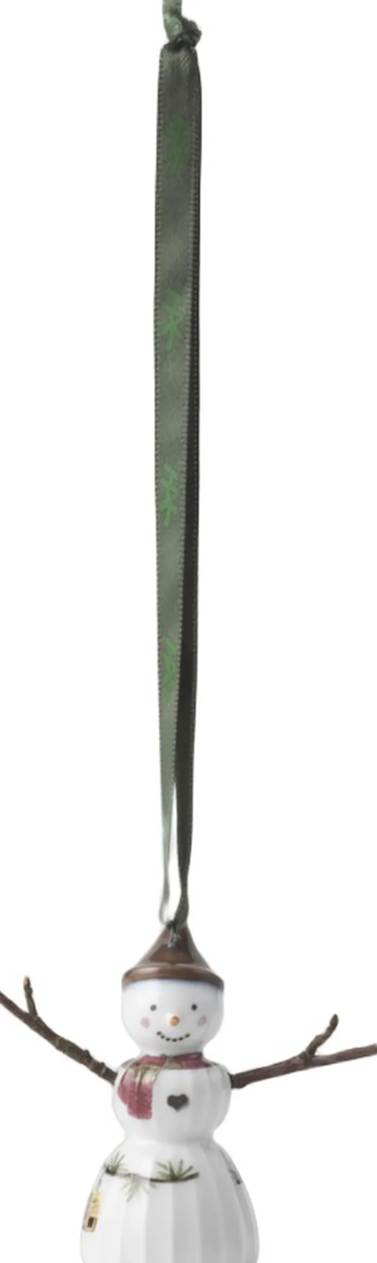 Kähler Hammershøi Christmas Snepige hængende H6. 5 hvid m. deko Outlet