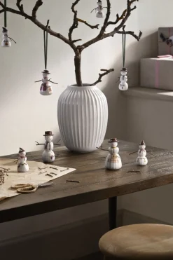 Kähler Hammershøi Christmas Snepige hængende H6. 5 hvid m. deko Outlet