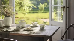 Kähler Hammershøi Summer Tallerken Ø22 cm forglemmigej New