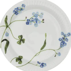 Kähler Hammershøi Summer Tallerken Ø22 cm forglemmigej New