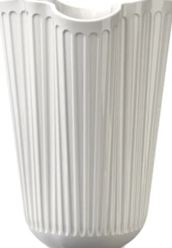 Kähler Hammershøi Unfold Vase H16. 5 cm hvid