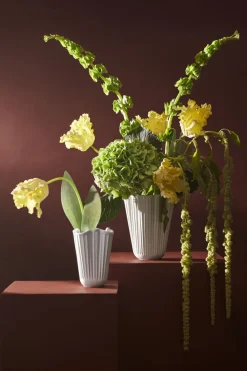 Kähler Hammershøi Unfold Vase H16. 5 cm hvid