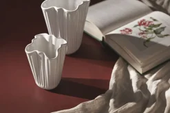 Kähler Hammershøi Unfold Vase H16. 5 cm hvid