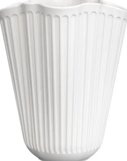 Kähler Hammershøi Unfold Vase H16. 5 cm hvid
