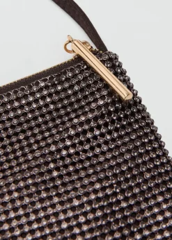 Dame MANGO Handbag with rhinestones