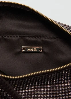 Dame MANGO Handbag with rhinestones