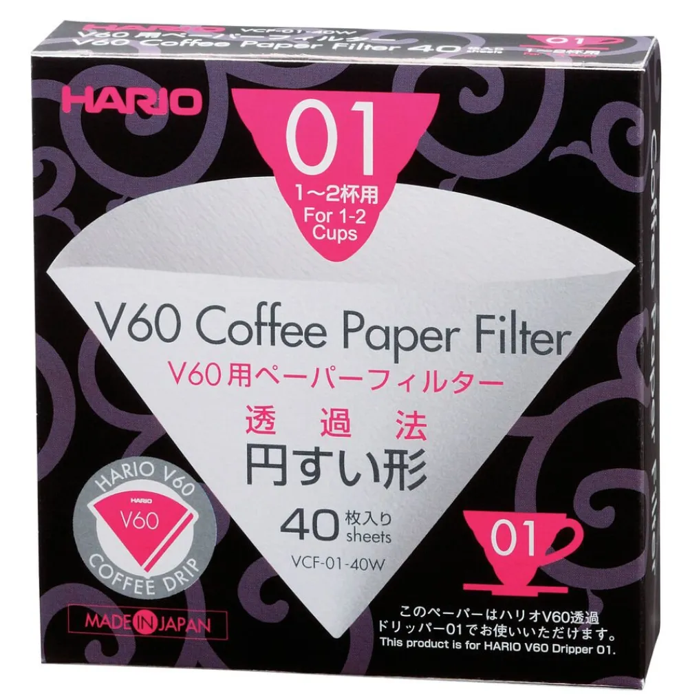 Hario Paper Filter 1 Cup (40 pcs. Box) Online