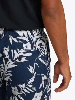 HARLEM PO LINEN PRINT SHORT><noscript><img width=