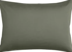 Høie Harmoni stonewashed pudebetræk dæmpet grøn D&aelig;mpet gr&oslash;n