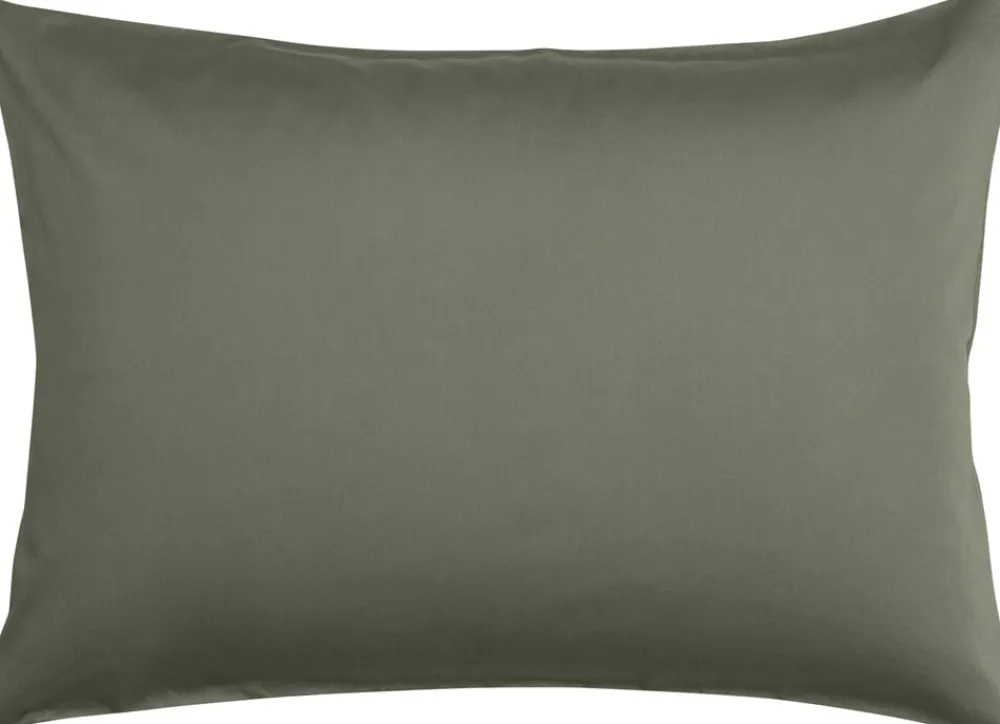 Høie Harmoni stonewashed pudebetræk dæmpet grøn Dæmpet grøn