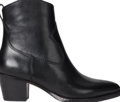 Dame Lauren Ralph Lauren Harpher Burnished Leather Bootie