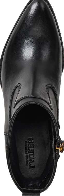 Dame Lauren Ralph Lauren Harpher Burnished Leather Bootie