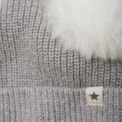 Hat Knit Alpaca Pompoms><noscript><img width=