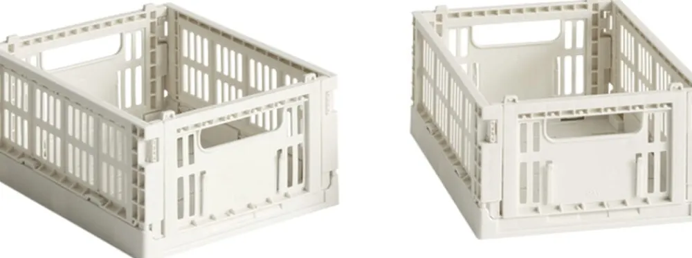 Hay Colour Crate, Mini, 2 stk. Off-white