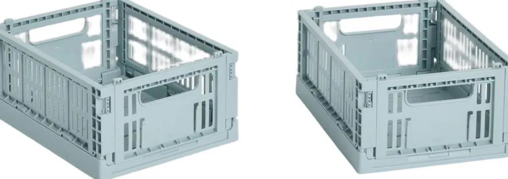 Hay Colour Crate Mini-Set of 2-Dusty blue