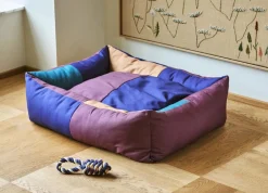 Hay Dogs Bed-Large-Burgundy, green Outlet