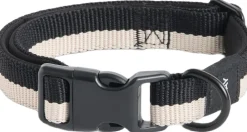 Hay Dogs Collar Flat-S/M-Black, whi