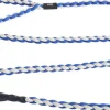 Hay Dogs Leash-Braided-Blue, off-wh