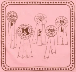 Hay Dogs Scarf Recycled-55 x 55-P