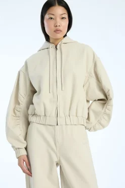 ROTATE Birger Christensen HEAVY WOVEN JACKET Oatmeal Hot