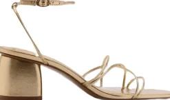 Heeled sandal with crossed straps>MANGO Online
