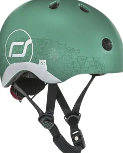 Scoot & Ride Helmet XXS reflective forest Best
