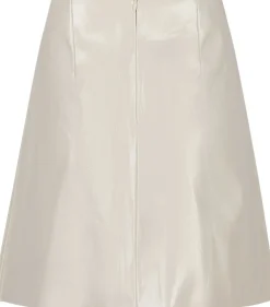 Neo Noir Hemie Patent Skirt Creme Hot