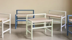 Hübsch Heritage Bænk Small Petrol