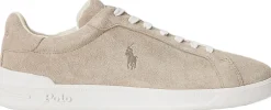 Polo Ralph Lauren Heritage Court II Suede Sneaker Milkshake Best