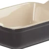 Le Creuset Heritage Rekt Fad 19/15cm Black