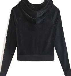 Juicy Couture HERITAGE STRIPE ROBYN HOODIE Black Best