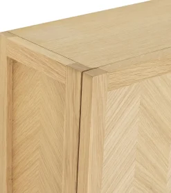 Herringbone Skoskab Large Natur><noscript><img width=