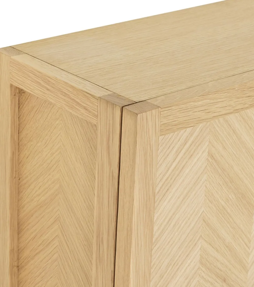 Herringbone Skoskab Large Natur>Hübsch