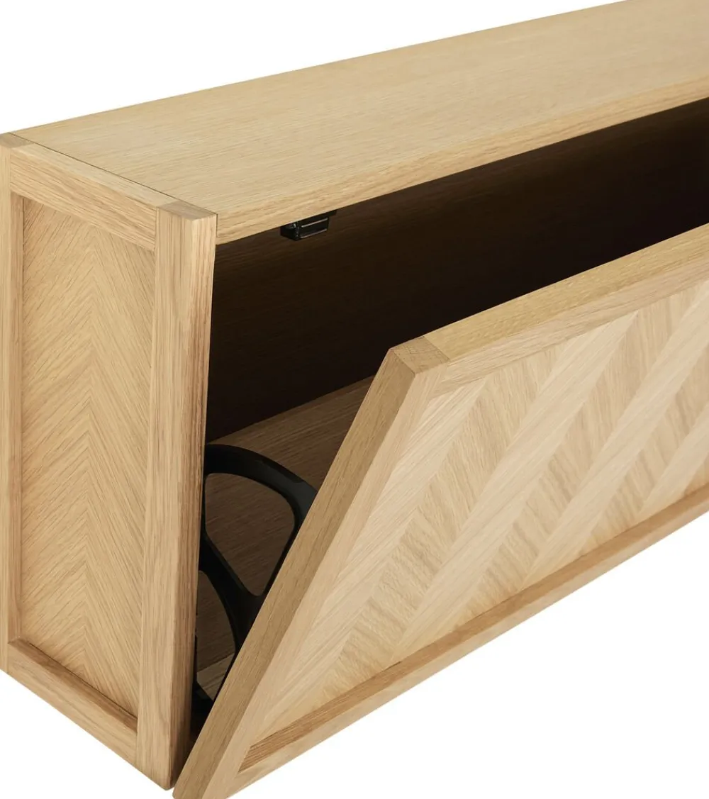 Herringbone Skoskab Large Natur>Hübsch